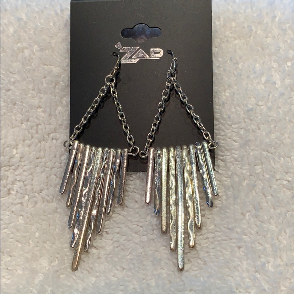 Silver earrings